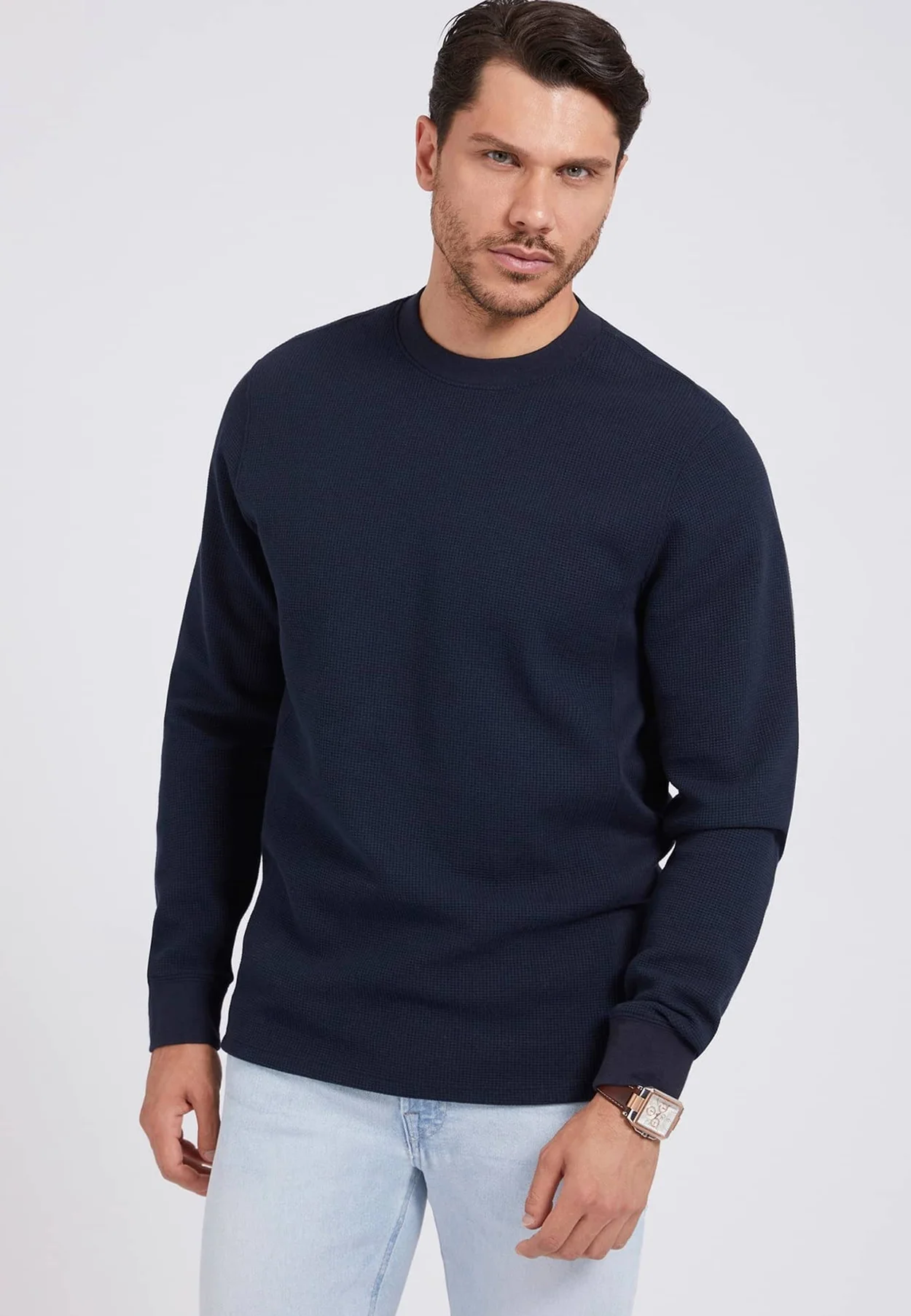 Strickpullover - blau