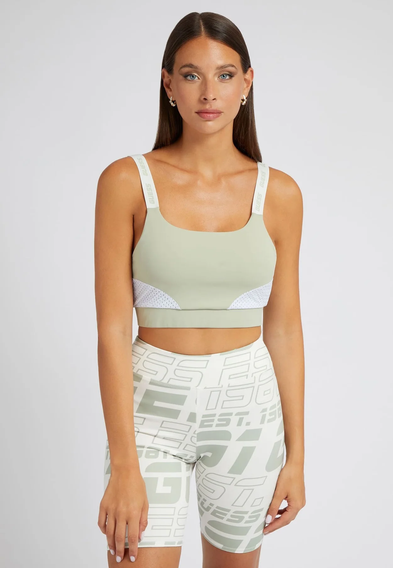 Sport-BH mit leichter Stützkraft - hellgrün