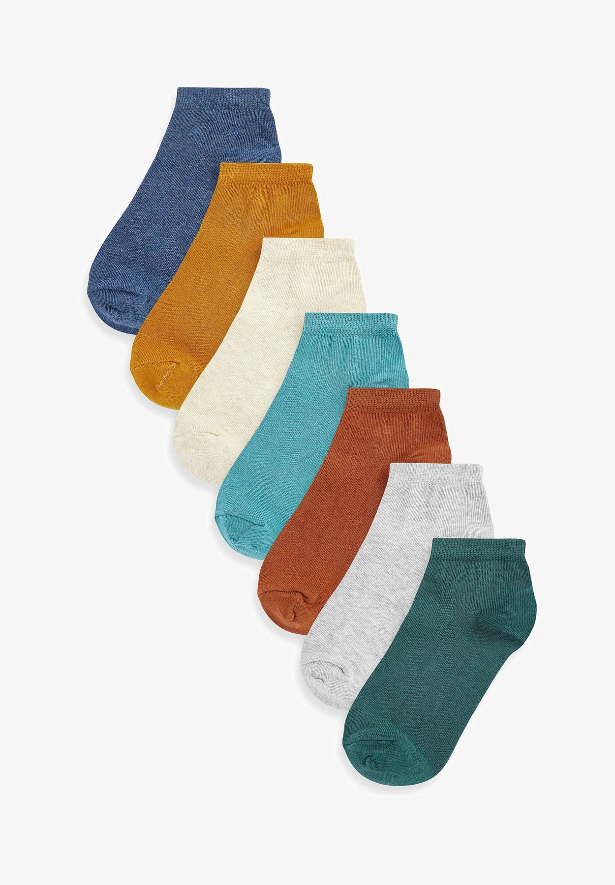 7 PACK RICH TRAINER - Socken - blue/green/rust/orange