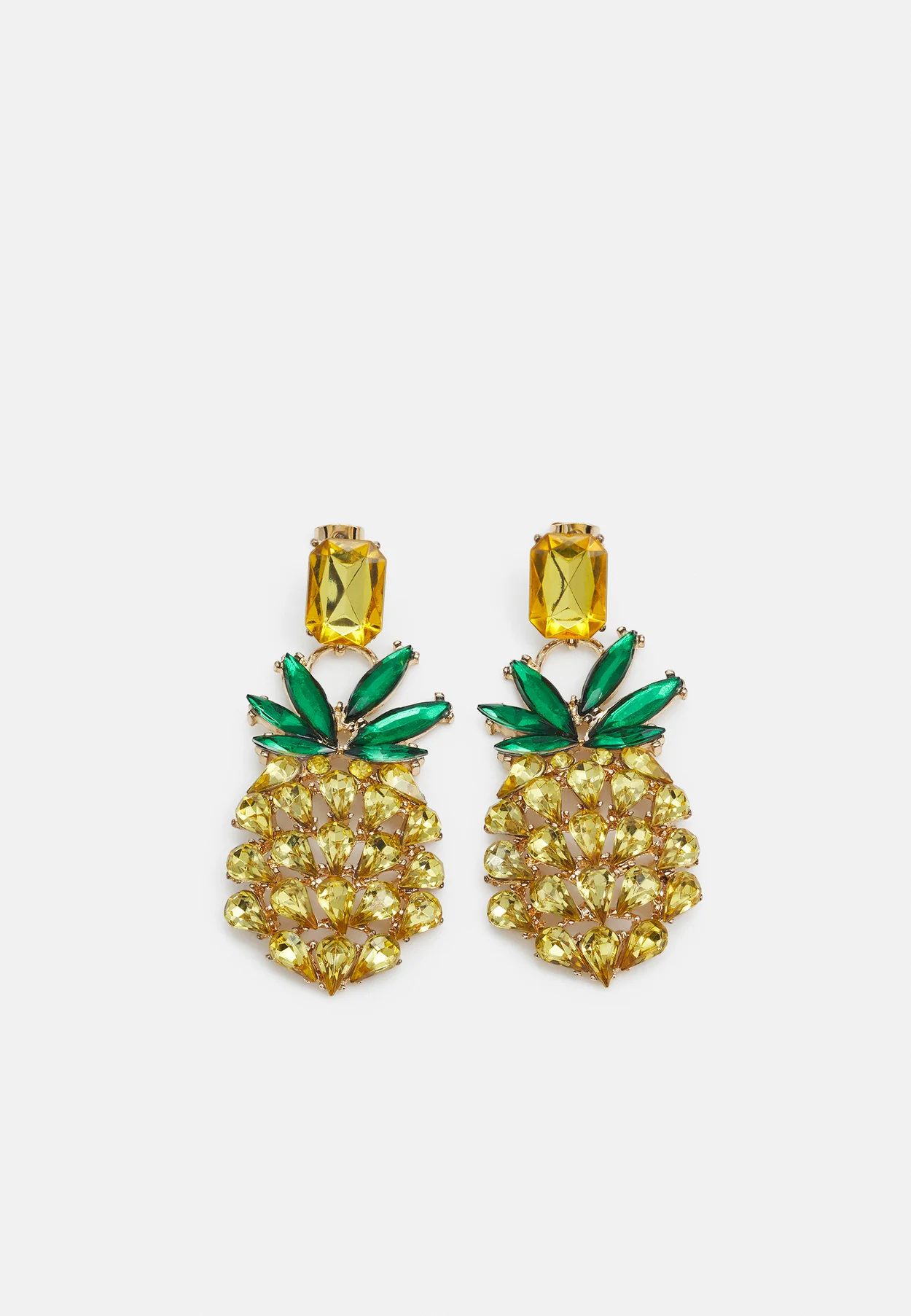 PCRITT EARRINGS - Earrings - gold-coloured/yellow