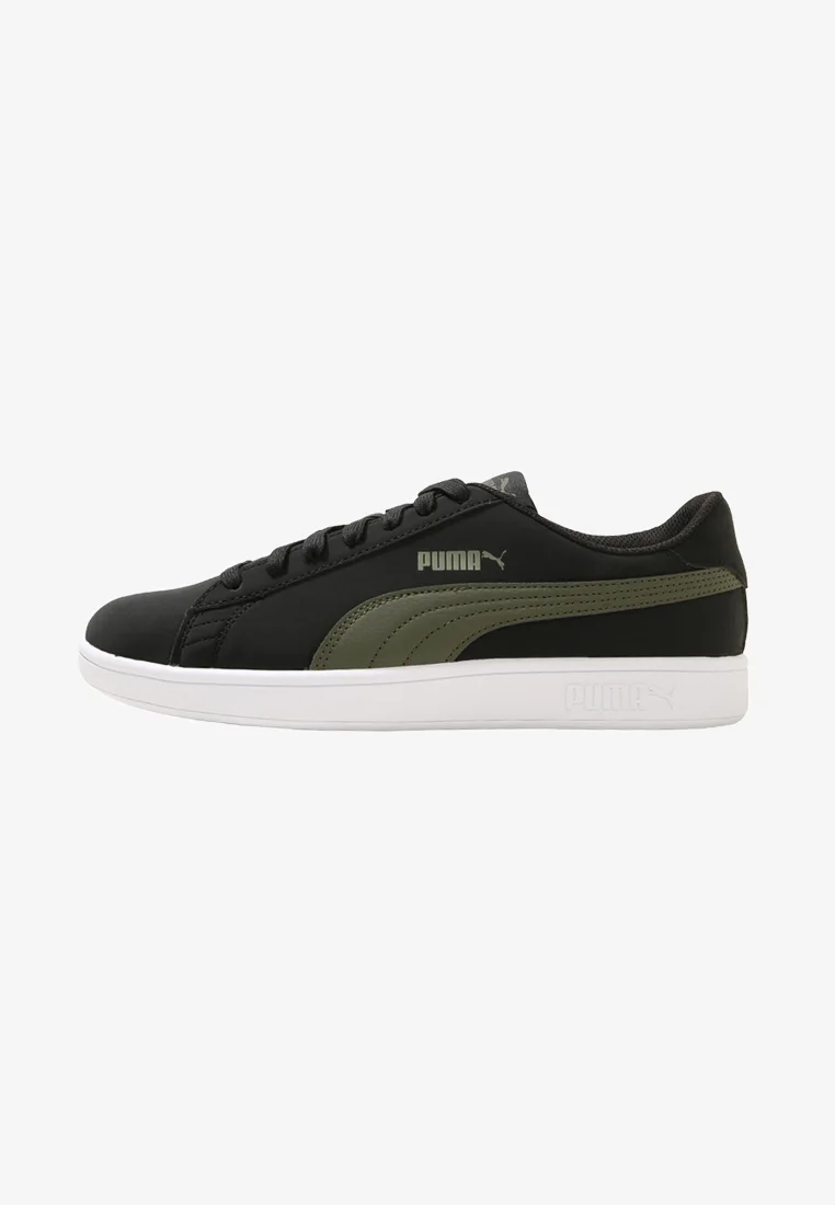 SMASH BUCK UNISEX - Sneaker low - puma black/forest night