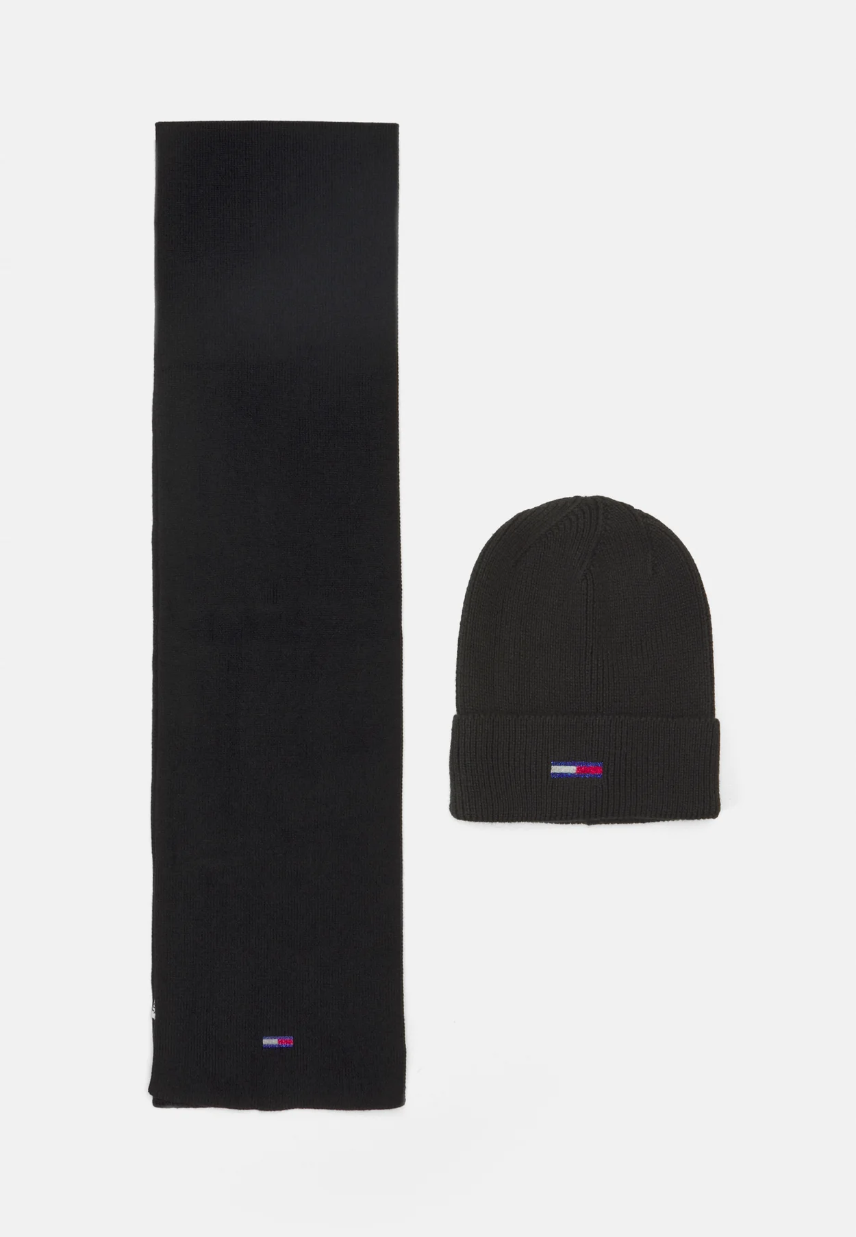 FLAG BEANIE AND SCARF SET - Schal - black